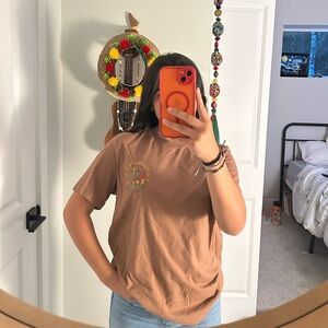 Brown Graphic T-Shirt